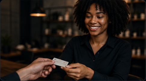 Paying the business directly at the appointment